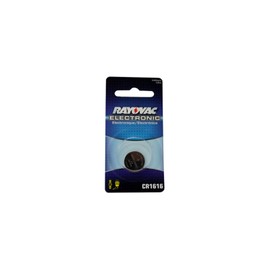 Rayovac Lithium Keyless Entry Battery 1616 Size, 1 Pack, 3.0-volt