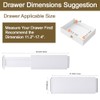 3 Pack Drawer Dividers Adjustable 28.5-44 cm Drawer Organiser Drawer