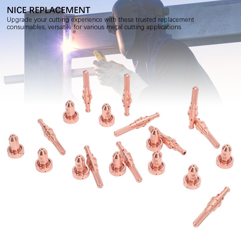 10 Pcs Plasma Cutting Electrode Nozzle Tip for SL60, SL100,