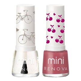 Esmaltes de uñas Renova Mini Duo Dua y Brillo cada uno 7.7ml