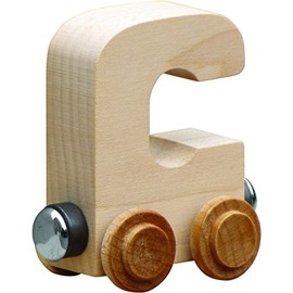 NameTrains Clear Finish Letter Car - Made in USA (C)