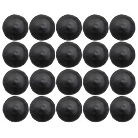 WINSOON 20pcs Magnetic Decorative Garage Door Clavos for Carriage House Entry Door Hardware, Magnet Mount, Black Faux Hinges Curb
