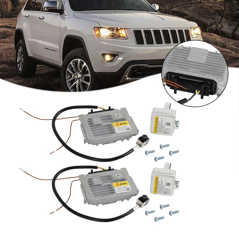 Areyourshop 2X Headlight Ballast & D3S Bulb Wire Control Unit