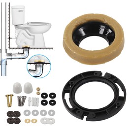 Jeanoko Toilet Bowl Sealing Kit Sewer Flange Toilet Sealing Anchor Srewbolt Accessories Toilet Installation Accessoriesbathroom Equipment