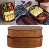 Lunch Box Set Japanese Style Wooden Food Storage Container for