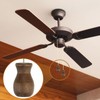 sourcing map 24Pcs Cord Knobs, Wood Cord Tassel Drops Pull