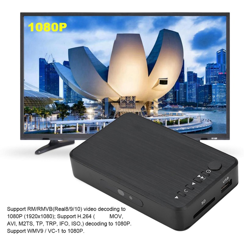 HD Multimedia Interface 1080P HD Audio and Video Multimedia Player