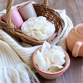 Iwatsuka Fuwatto Yawaraka Ebi Rice Cracker Shrimp Flavor Soft & Fluffy Texture Senbei Snack 45g (Pack of 10), MADE IN JAPAN, Limited Stock