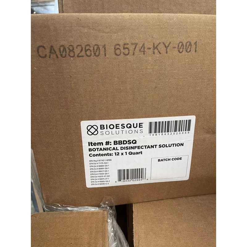 Bioesque Botanical Disinfectant Clean Sanitize Solution 1 Gallon (4 QUART