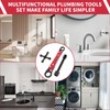 LAISGOO Plumbing Tools, Angle Stop Wrench Angle-On Wrench kit, plumbers