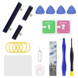Power On Off Volume Button Key Replacement for Galaxy Note 9 Repair Part, with Toolkit (Blue)