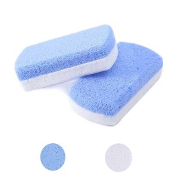 Pack of 2 Pumice Stone Foot Care, Double-Sided Pumice Stone, Callus Remover and Scrubber for Callus Removal and Cleaning, for Pedicure and Smooth, Soft Feet and Body Skin