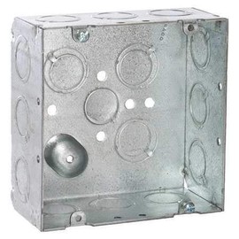 Electrical Box, Square, 4-11/16", 2 Gang