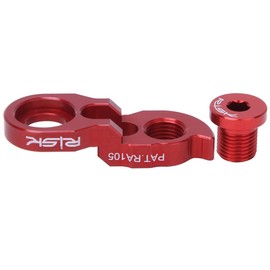 Wolf Tooth Components + The Derailleur Extension Converter, Risk Hanger Frame Tail Hook Extender for 34T-52T (Red) RA105 Rear