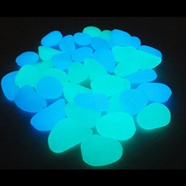 Luminous Stone, Luminous Stone, Blue, Green, 2 Colors, 0.8 - 1.2 inches (2 - 3 cm), 40 Pieces, For Planters, Interior Decoration, Etc