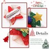 Edary Hair Clips Set with Bow, Red Star Hair Clips