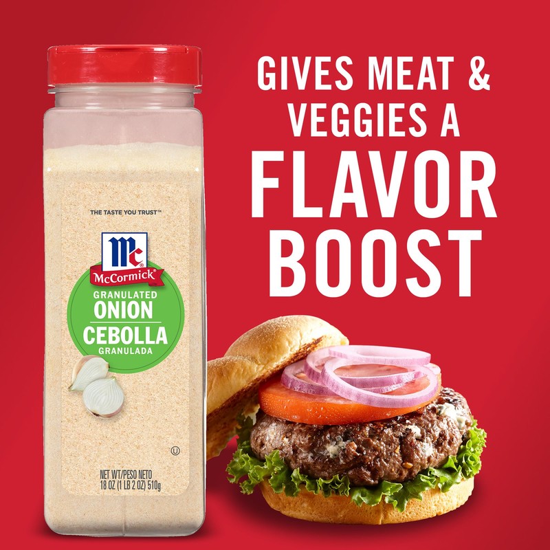 McCormick Granulated Onion, 18 oz