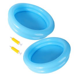 YARNOW 2 Sets Inflatable Baby Pool Small Round Boys and Girls Swimming Pool for Summer Fun