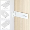 Alise Door Hasp Locks Latch,6 Inch SUS 304 Stainless Steel