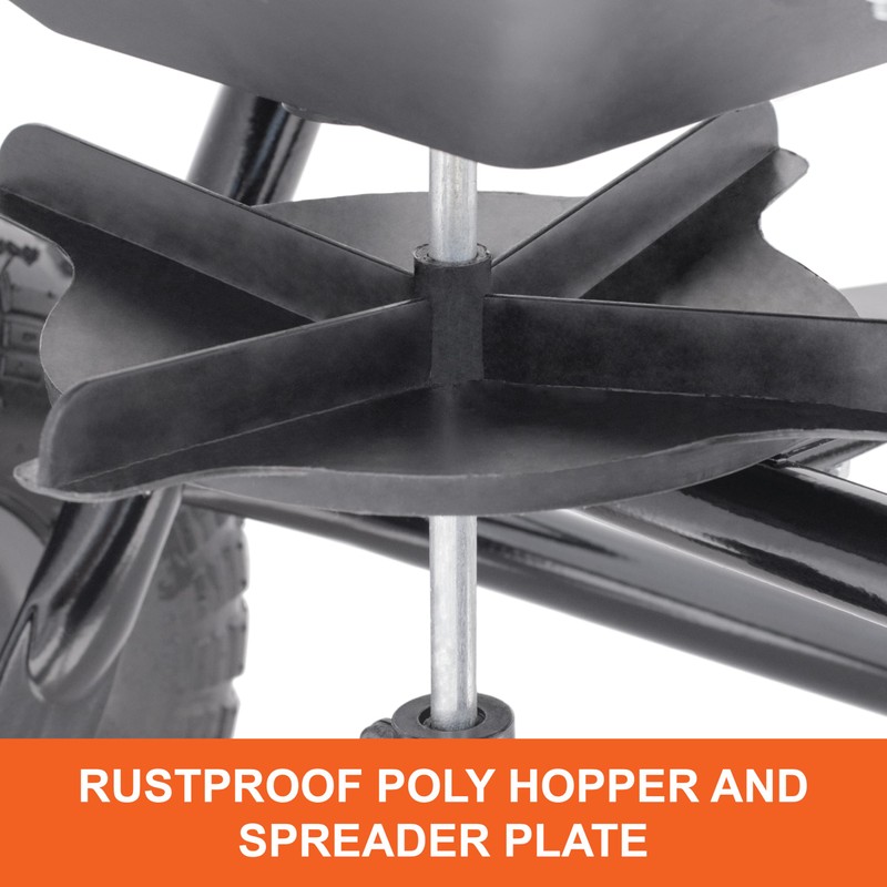 Agri-Fab 45-0531-AMZ 85lb Push Deluxe Broadcast Spreader for Seed,Fertilizer; Walk