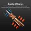 Upgraded 0.4MM Integrated Adventurer 5X Nozzle for Flashforge AD5X 3D