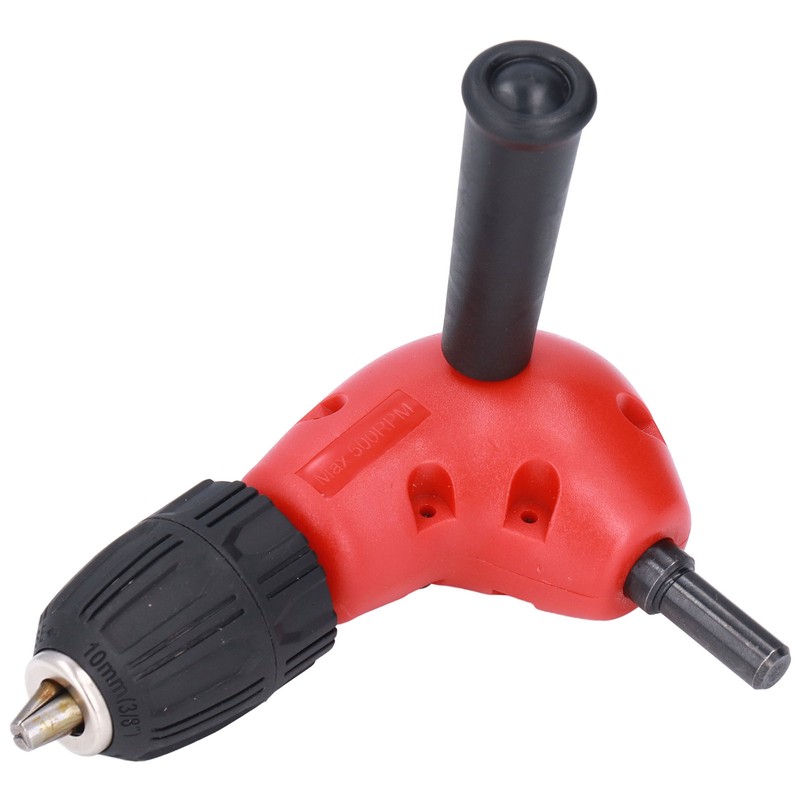 Drill Chuck Keyless 90 Degree 9.3mm Round Handle 0.8‑10mm Clamping