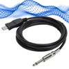 Guitar USB Cable 3 Meters Compatible with The Computer Connection