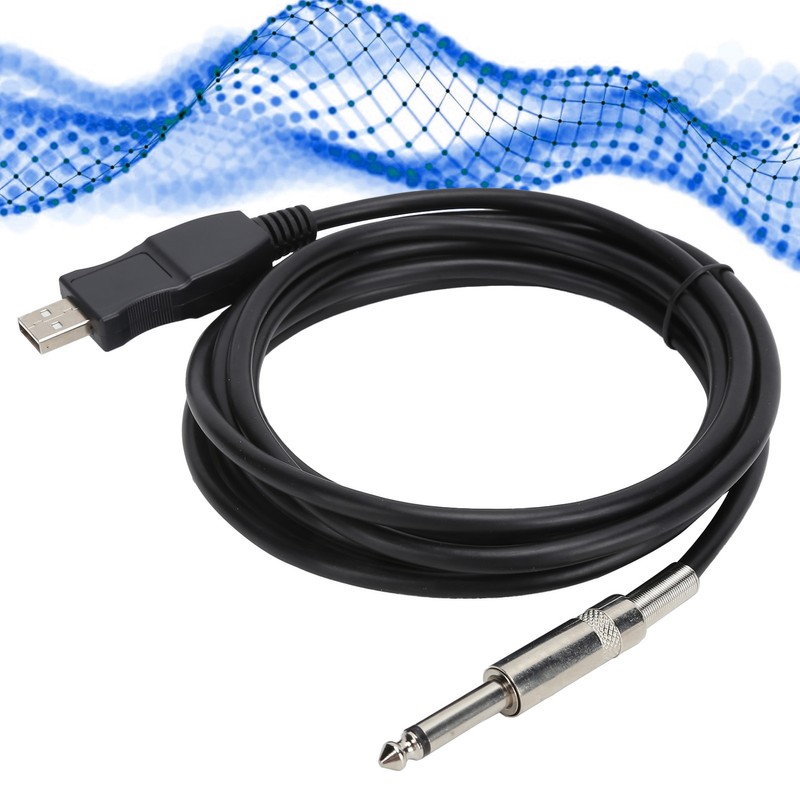 Guitar USB Cable 3 Meters Compatible with The Computer Connection