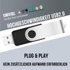 USB Stick 16 GB Pack of 10 JBOS USB Sticks