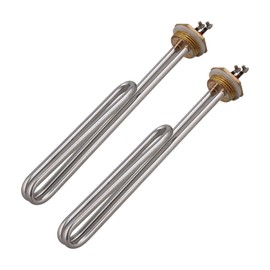 BQLZR AC220 VWater Heater Heating Element Part 3000W DN25 1" BSP 32mm Thread Pack of 2