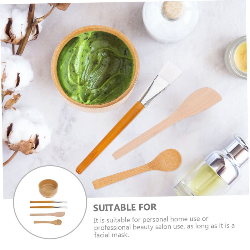 Mikinona 1set Mixing Bowl Set Beauty Accessories Bowl Spoon Mixing