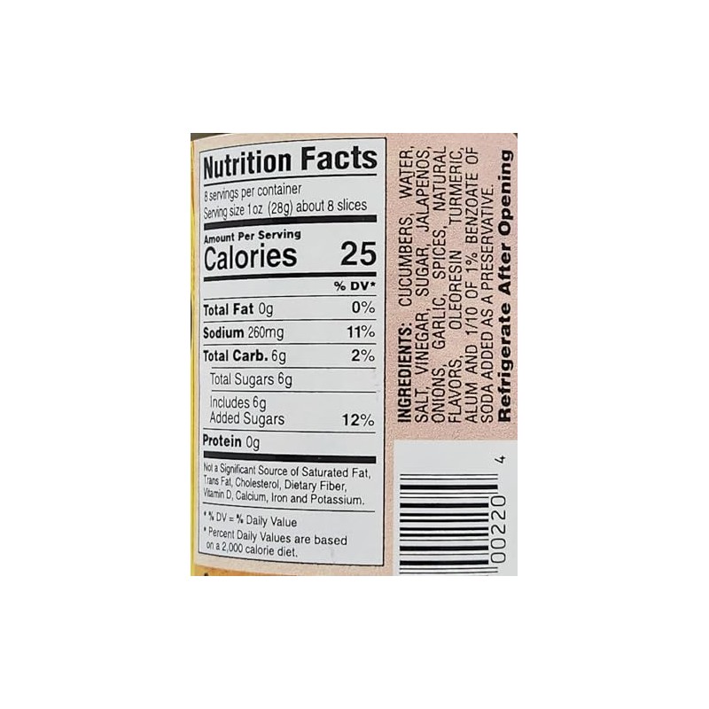 2 Pack of Sweet Heat Spicy Pickle Slices 12oz Jars