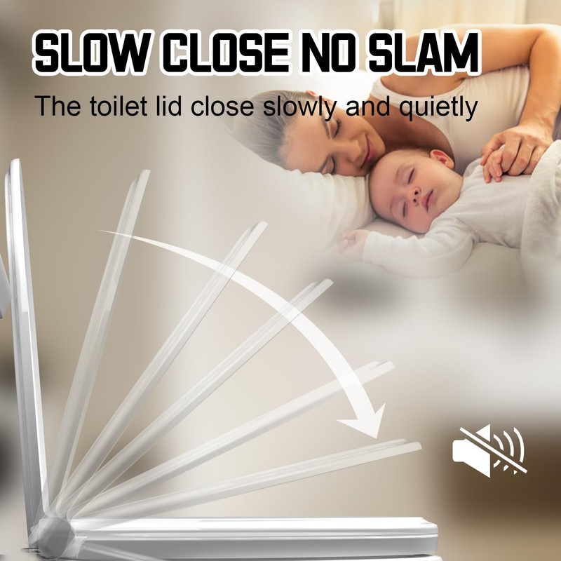 Premium Heavy-Duty Elongated (Oval) Toilet Seat (Oblong 18.5″), Soft Close