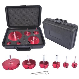 04529 for PPRK6 Plastic Pipe Fitting Reamer 6 Piece Kit, Fits for Standard 1/2" Drills PVC Pipe Reamer Tool PPR75, PPR100, PPR150, PPR200, PPR300 and PPR400 Pipe Cutters Mustrod