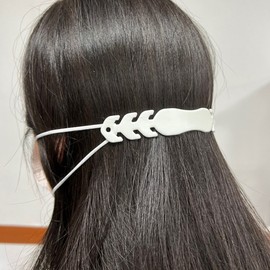 Adjustable Mask Ear Saver Strap White 25ea