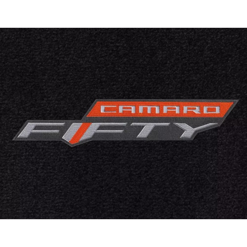 LLoyd Mats NEW! BLACK FLOOR MATS 2016-2024 Camaro Embroidered 50TH