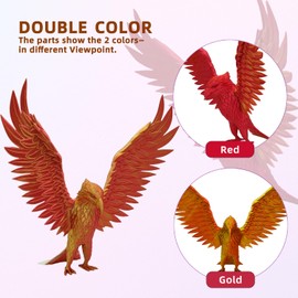 PLA Filament, PLA Plus(PLA+), 3D Printer Filament, PLA Filament 1.75mm Dimensional Accuracy +/- 0.02mm, 1KG Spool (2.2 lbs), Fit Most FDM Printer (Silk Red Gold PLA)