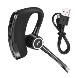 V8s Bluetooth Headset Car Earpiece Handsfree 120H Standby Time Business Bluetooth Earpiece Headphone Clear Voice Capture in-Ear Earbuds for Cellphone