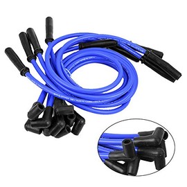 Spark Plug Wire Set 10.5mm Electronic Ignition Cables for SBC BBC HEI 350 383 454 90 to Straight