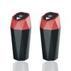 YIOVVOM Car Trash Can with Lid，Mini Diamond Design Automatic Portable