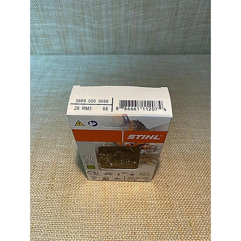 For STIHL Stihl 3689 005 0068 Chain 26RM3 68 .325
