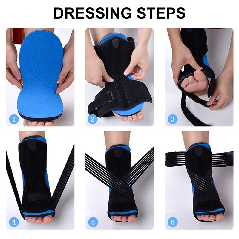 Fasciitis Night Splint Plantar Foot Drop Orthotic Brace Adjustable Ankle