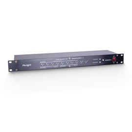 Pknight Pknight 8-Port RDM DMX Splitter with Dual Input, PowerCON Linking,Optional Isolation and Signal Amplifier Distributor for Stage Lighting (RDM8802K-A)