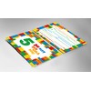 12 Invitation Cards with 12 Envelopes for 5th Children's Birthday