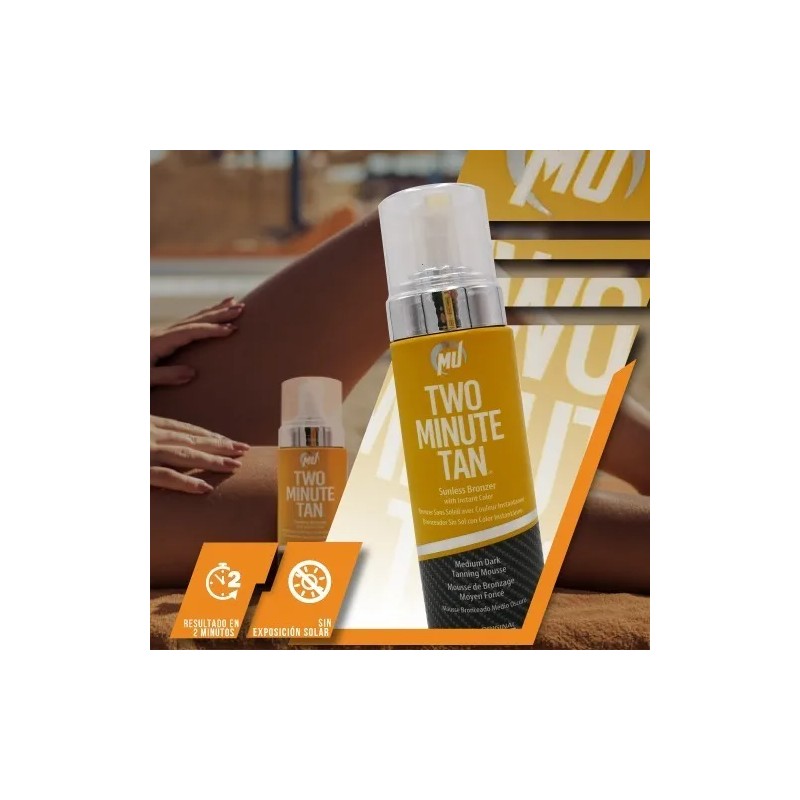 Crema Bronceadora Sunless Two Minute Tan 8 Oz Pro Tan