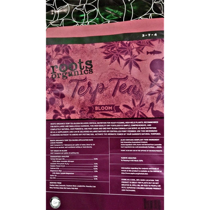 Roots Organics Terp Tea Combo Set (Grow + Bloom), 3