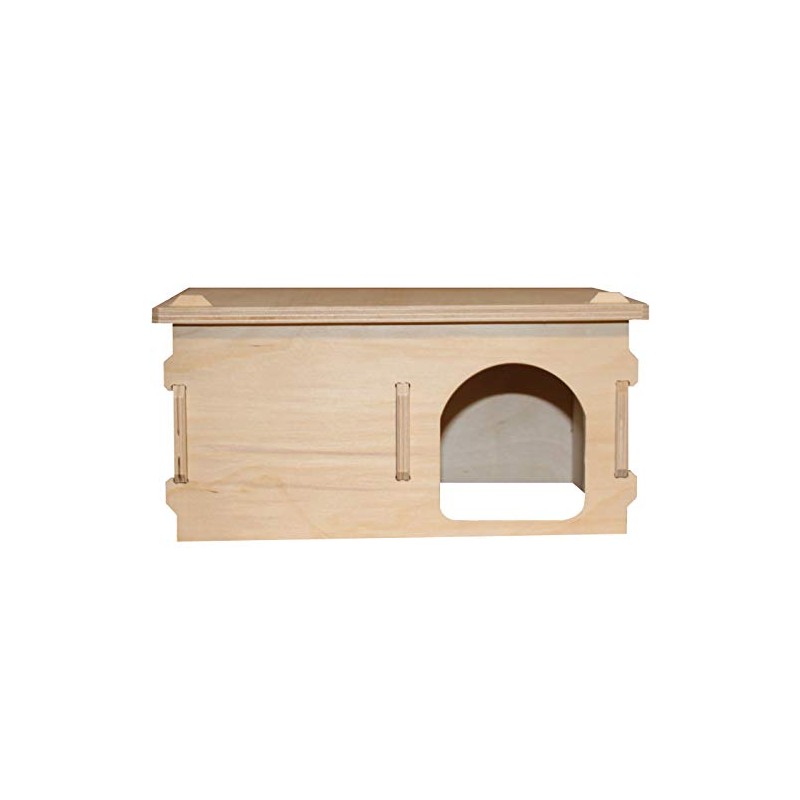 Goldhamster House Dream Villa - Multi-Chamber House Made of Wood