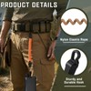 Ribbonlic 4 Pcs Rangefinder Tether Retractable Lanyard Coiled Tether Strap