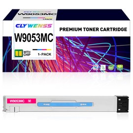 CLYWENSS W9053MC Toner Cartridge High Yield Replacement for HP W9053MC W9050MC Magenta for Color Managed MFP E87660 E87650 E87640 E87640Z E87650Z Printer (High Capacity, 1-Pack)