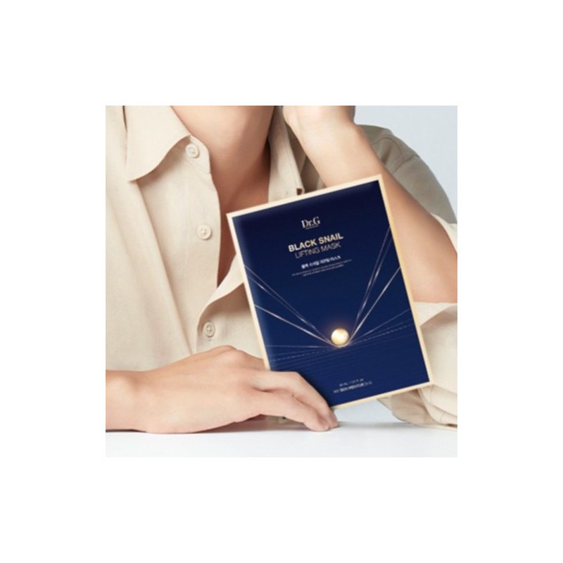 닥터지 블랙 스네일 리프팅 마스크, 5개입, 2개 Dr. G Black